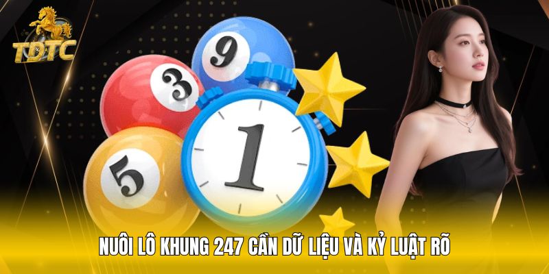 Nuôi lô khung 247 cần dữ liệu và kỷ luật rõ