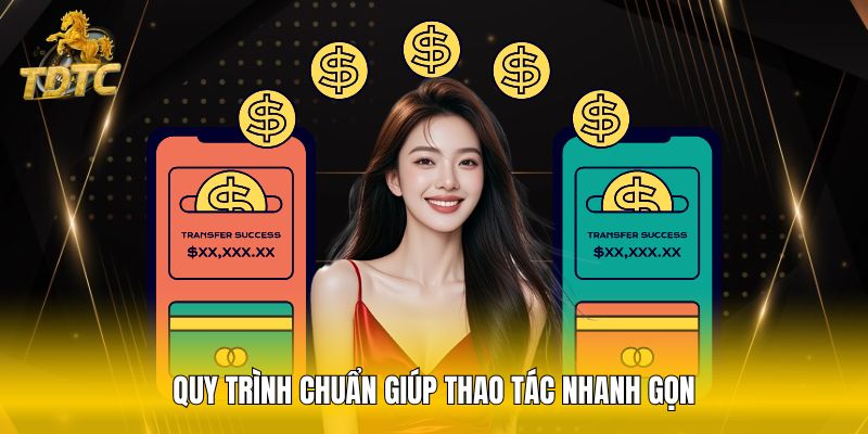 Quy trình chuẩn giúp thao tác nhanh gọn